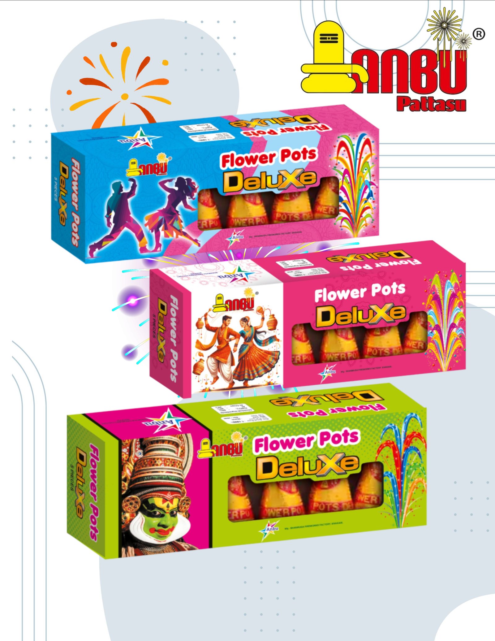 Flower Pots Deluxe (5pcs)
